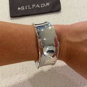 Silpada Sterling Silver Cuff bracelet